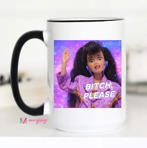 B*tch Please Funny Coffee Mug 15oz, Snarky Mug Gift for Her, Funny Best Friend Mug, Ceramic Mug