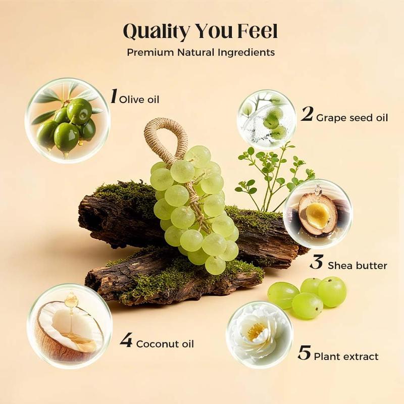 Grape Soap,Valentine's Day Gift, Handmade DIY Grapes Cluster Shaped Soaps, Grape Soap on a Rope,Decorative Soaps Bars,Exquisite Home Decor and Gift Choice for Fresh Air and Washing Hands