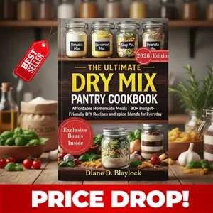 The Ultimate Dry Mix Pantry Cookbook – Updated Make-Ahead Edition – Easy Homemade Mixes for Quick Meals, Baking & Time-Saving Cooking – Perfect Kitchen Gift for Busy Families & Beginners