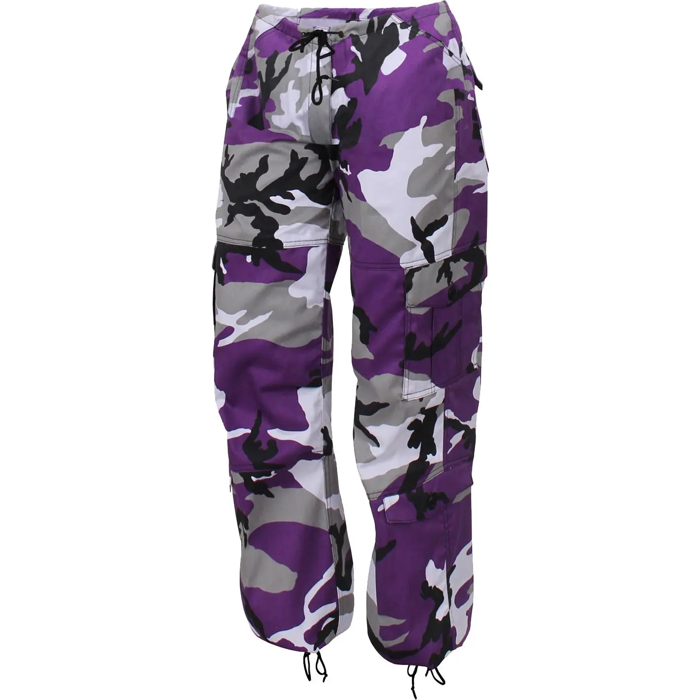 Ultra Violet Camo - Womens Paratrooper Colored Camo Fatigues