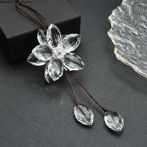 Exquisite Crystal Flower Car Hanging Ornament for Women — Sun Catcher & Crystal Wind Chime
