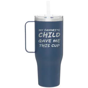 Personalized My favorite Child 40 oz Tumbler Mug - Constellation