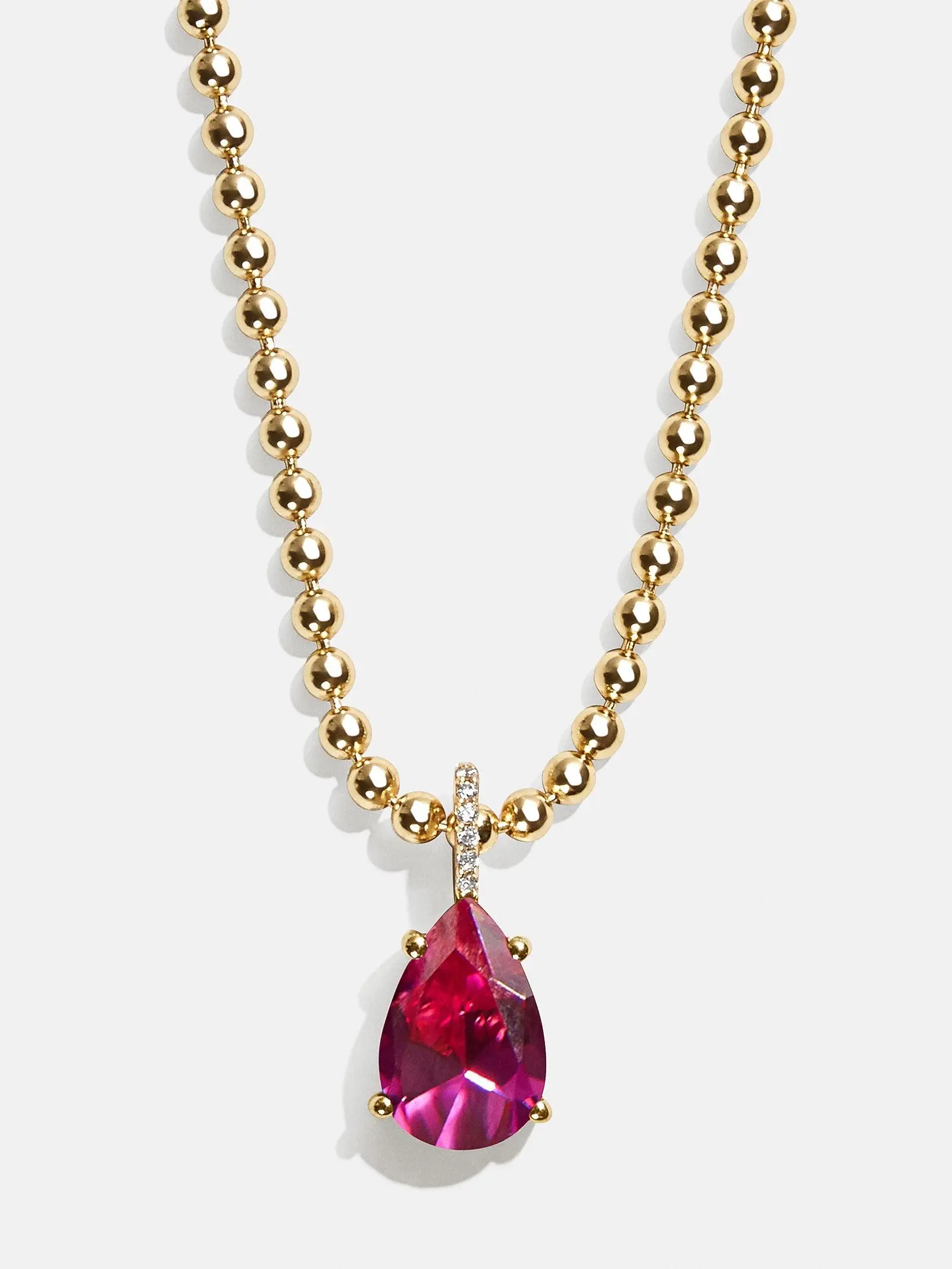 Esther 18K Gold Plated Sterling Silver Necklace - Rose