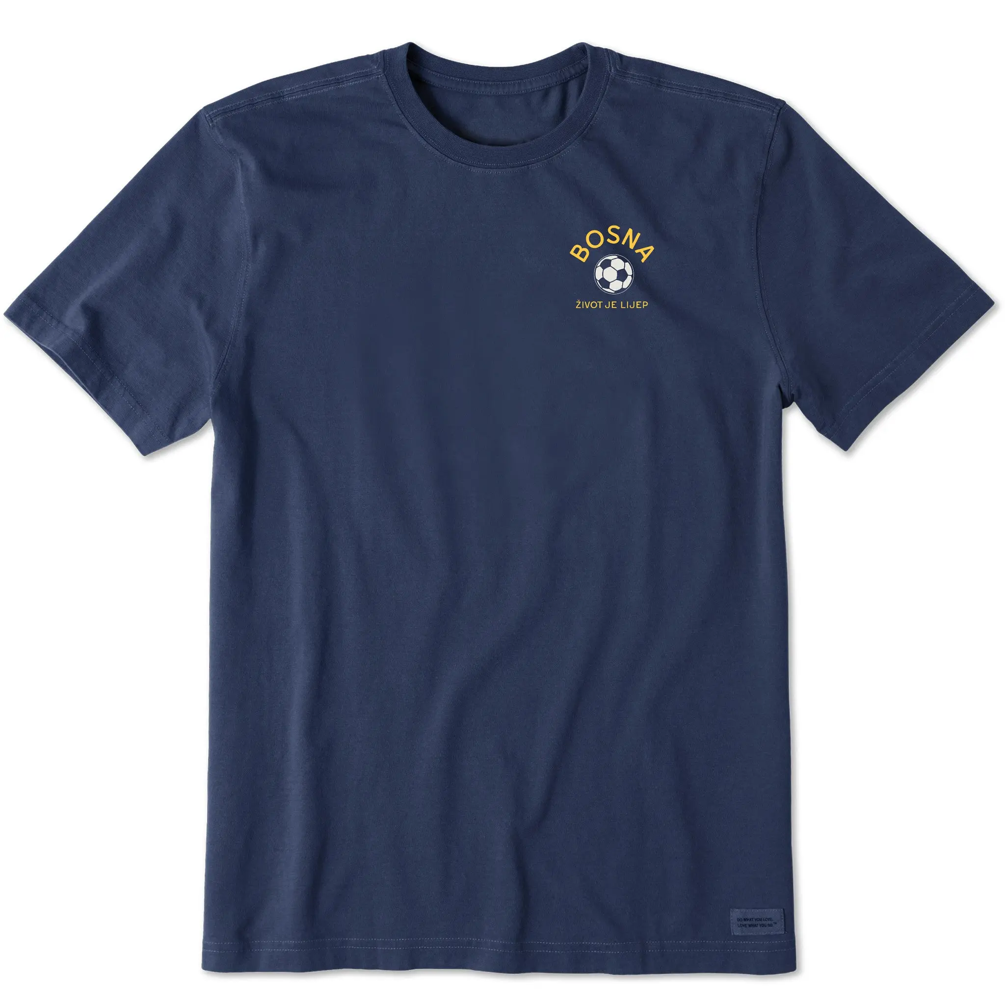 Men's Bosnia Soccer Short Sleeve Tee