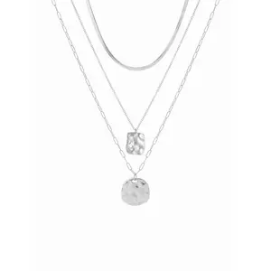 Cider GEOMETRIC LAYERED NECKLACE