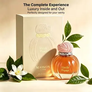 Vanilla Voyage Perfume 100ML Unisex, Sweet Jasmine Honey Gourmand, Long Lasting Floral Woody Fragrance, Gift for Her Him