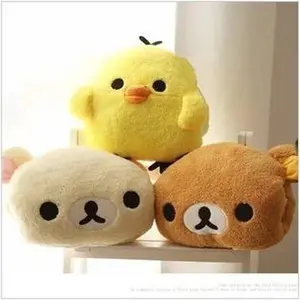 Rilakkuma Plush Warm Hand Cute Pillow Cartoon Bear Peluche Stuffed Toy Soft Cushion Birthday Gift
