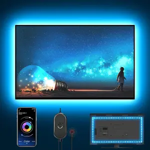 LED Lights for TV, 13.2ft TV LED Backlight for 32-65 Inch, RGB LED Strip Lights Behind TV, APP Remote Control Music Sync TV Led Lights for Bedroom