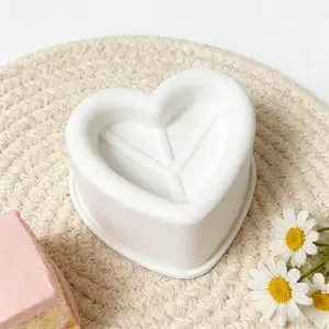 3D Deep Heart Mousse Cake Mold, Aesthetic Love Shape Silicone Tray, Baking Supplies, Perfect for Valentine's Day, Mother’s Day, Thanksgiving Desserts