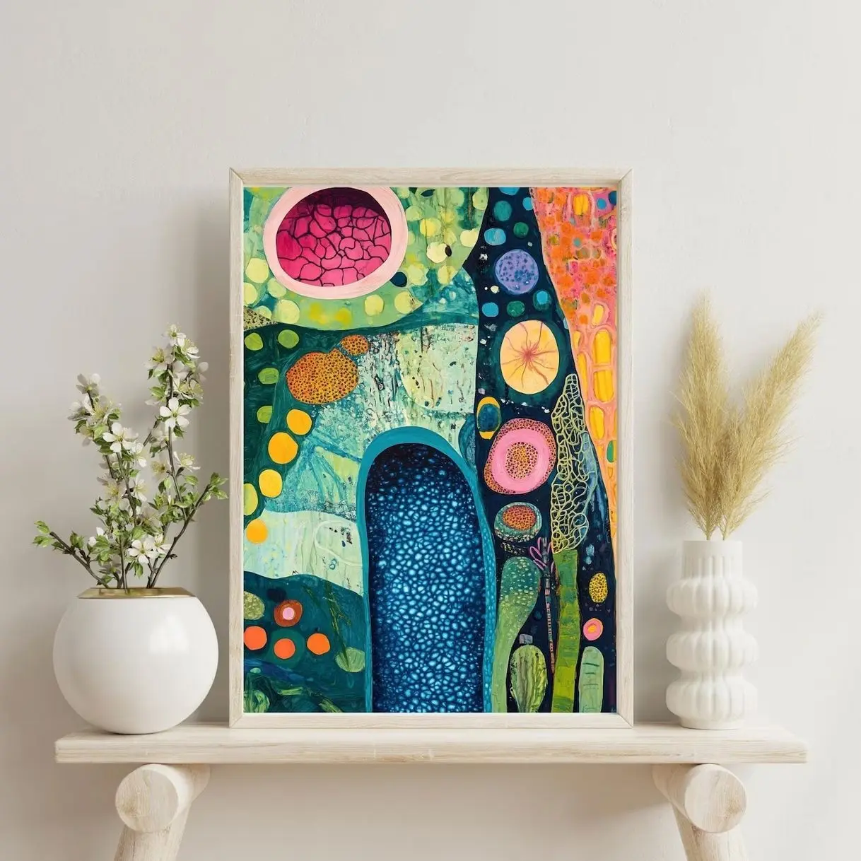 Plant Cell Wall Art, Colorful Biology Poster, Educational Science Print, STEM Classroom Decor, Teacher Gift | Frameless Poster 6