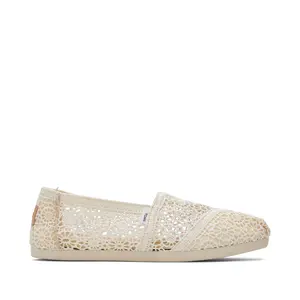 Alpargata Natural Moroccan Crochet