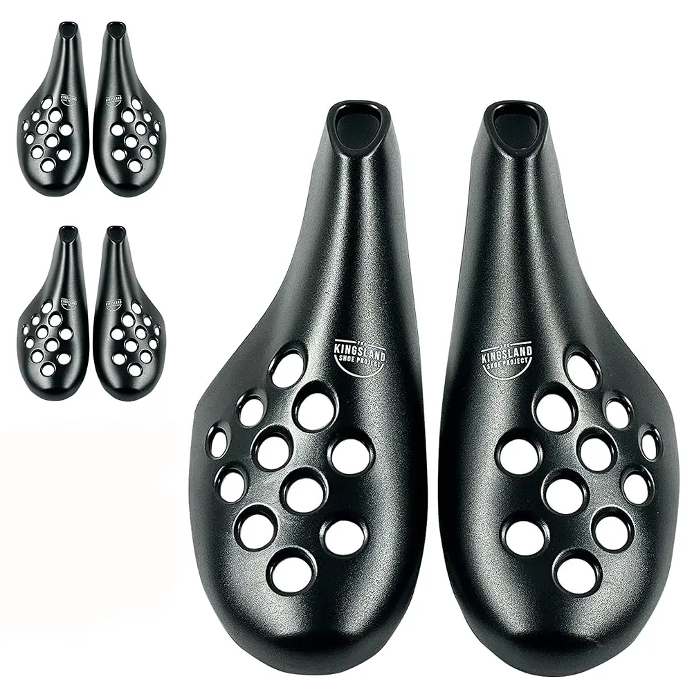 Fresh Flow Shoe Trees for Men & Women - Premium Breathable Design, Patented Technology, Lightweight Travel Essential, Footwear Protection, Dual Sizing, ABS Plastic, 11 Air Channels, Ideal for Sneakers & Dress Shoes