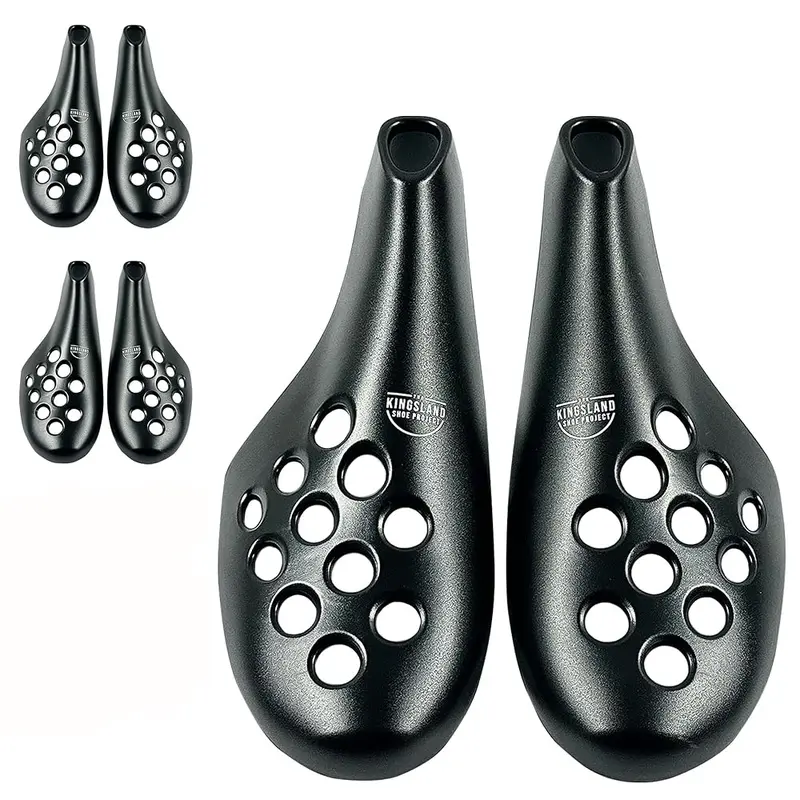 Fresh Flow Shoe Trees for Men & Women - Premium Breathable Design, Patented Technology, Lightweight Travel Essential, Footwear Protection, Dual Sizing, ABS Plastic, 11 Air Channels, Ideal for Sneakers & Dress Shoes