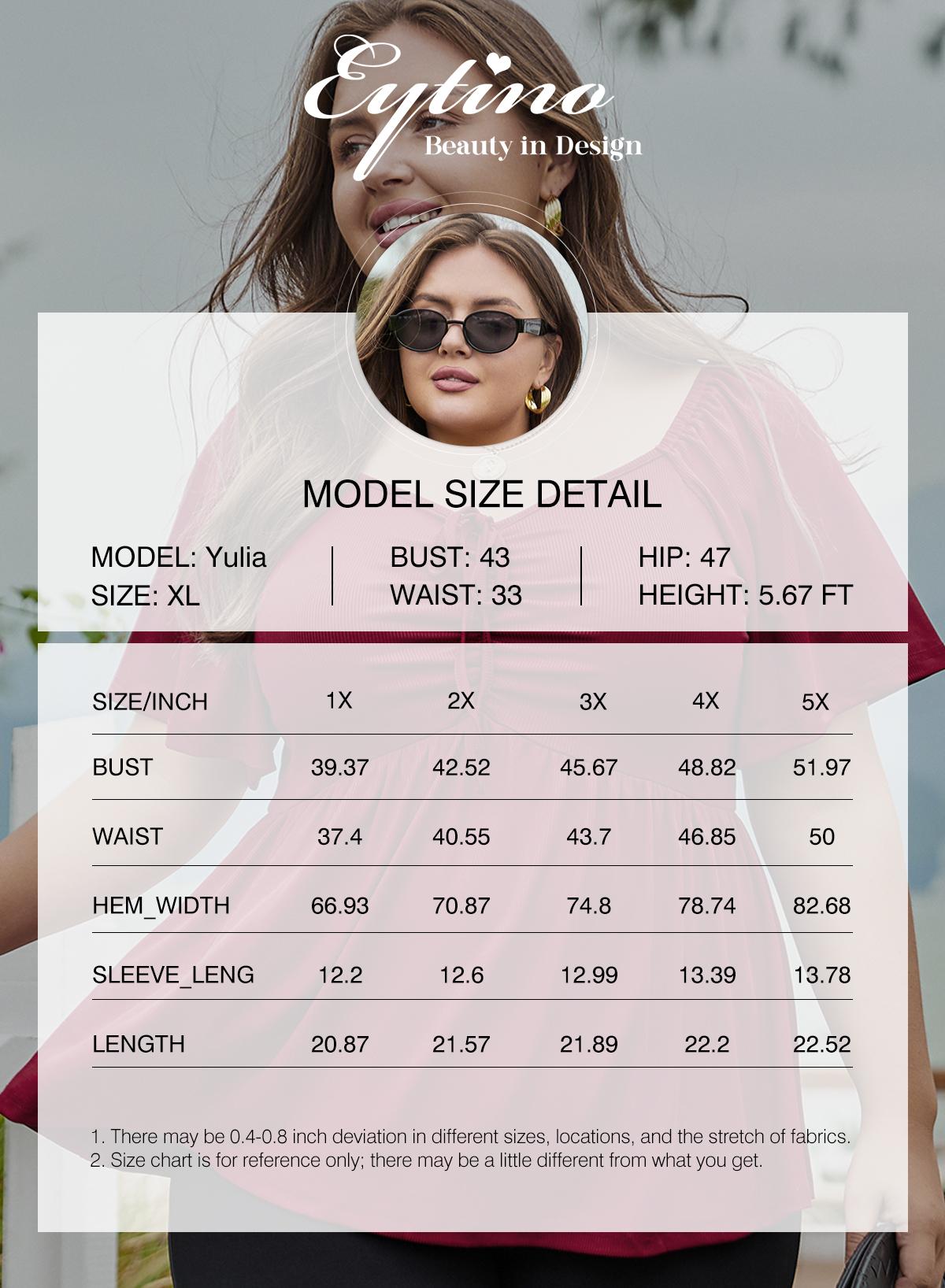 Eytino Women Plus Size Sweetheart Neck Short Sleeve Shirred Peplum Blouse Tops Shirts(1X-5X) Eytino Women Plus Size Sweetheart Neck Short Sleeve Shirred Peplum Blouse Tops Shirts(1X-5X)