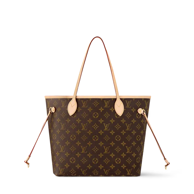 ‮ nottiuV siuoL ‬ Nėverfull Monogram Tote 2-in-1 Set with Pouch & Tag