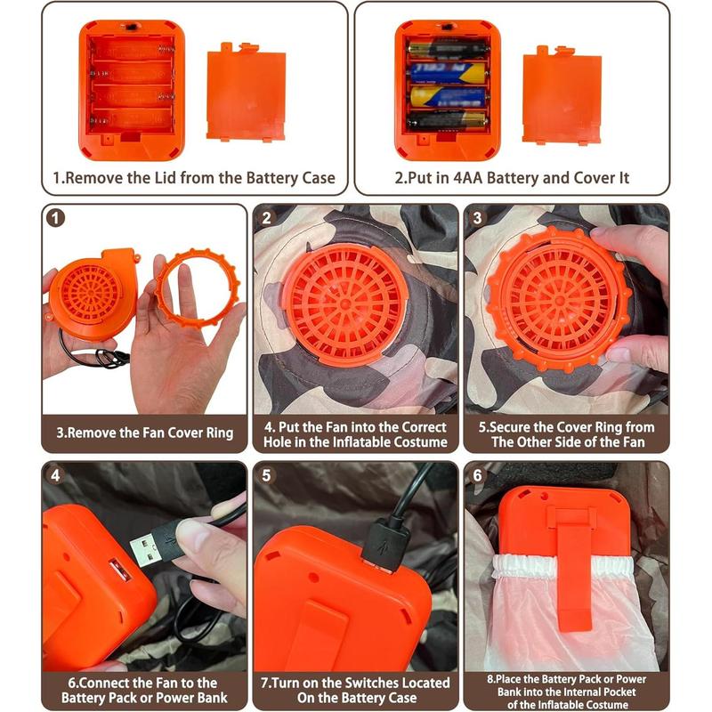 Halloween Inflatable Warthogs Rider Costume Funny Blows Up Riding   Costume for Halloween Party Adult Men Women