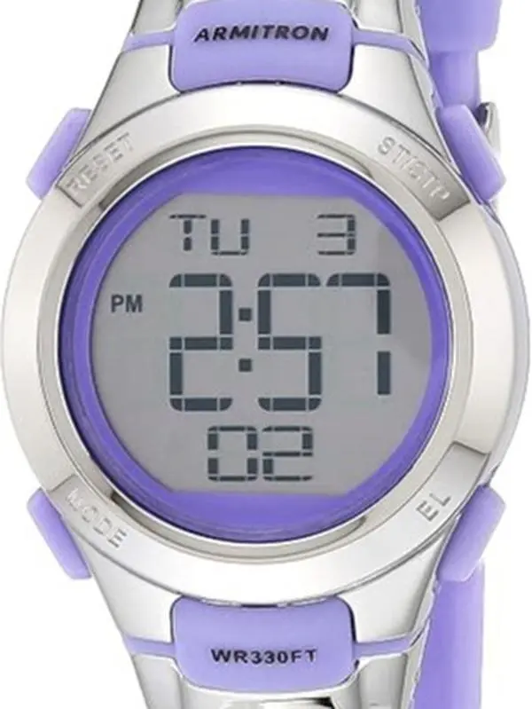 Armitron Sport Women's 45/7012 Digital Chronograph Resin Strap Watch
