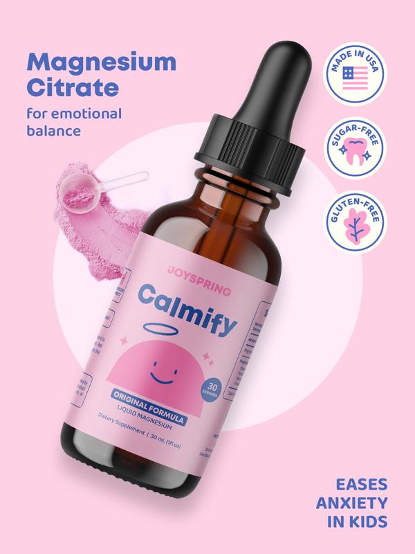 New Year Nighttime Routine Calmify 2 Pack – Liquid Magnesium Citrate with Chamomile & Passion Flower | Daily Calming Support