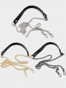 Backpack Strap Accessories Anti-Pressure Belt, Colorblock Chain, Non-Fading Shoulder Crossbody Bag, Versatile All Seasons Design, Fashionable Chain Strap