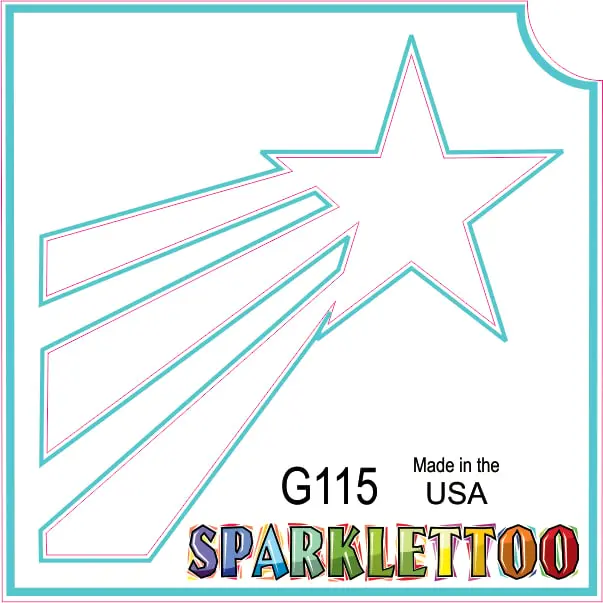 212 MAIN Temporary Glitter Tattoos - 100 3-Ply Star Shape Sheets, 1.5x2.3x2.3 in, Vibrant Finish, FDA-Compliant Safe Skin, for Men's Special Occasion Costumes & Accessories, Temporary Tattoos