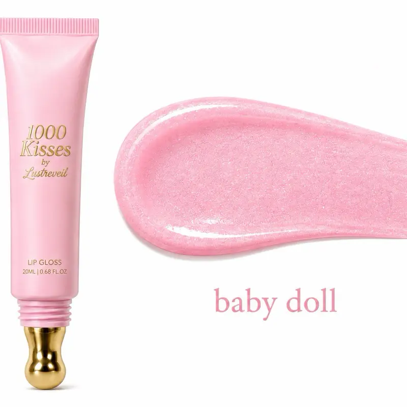 1000 Kisses Lip Gloss, Long-Lasting, Hydrating Lip Makeup for Daily Wear Glossy