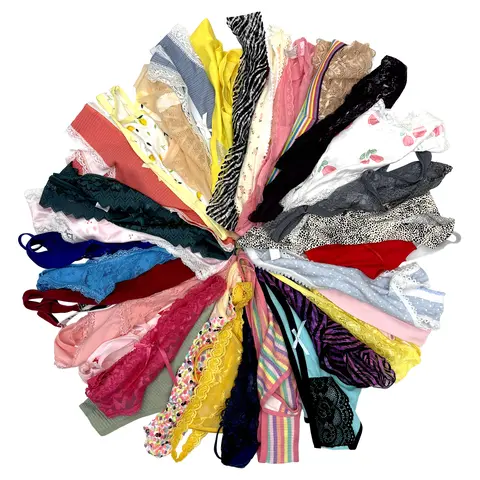 Lace Thongs for Women Sexy Seamless Underwear Strech Low Waistand G-String Panties Undies Pack for Female