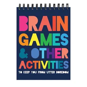 Brain Games Assorted Puzzle Book Spiral Puzzle Pad