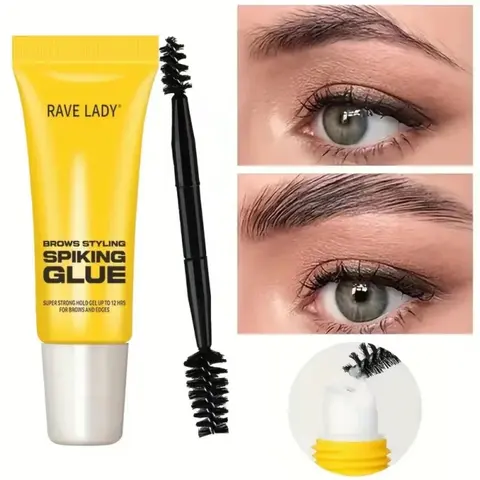 Women's Professional Eyebrow Styling Gel - Brow Fixing Eyebrow Gels with Strong Hold, Smudge-Proof Waterproof Sweat-Resistant, Long-Lasting Transparent Natural Brows Enhancer for Adults, All Skin Types Makeup