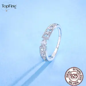 925 Sterling Silver Cubic Zirconia Open Women's Ring, Perfect for Daily Wear & Special Occasions, Great Gift for Anniversaries Hypoallergenic Versatile Jewelry