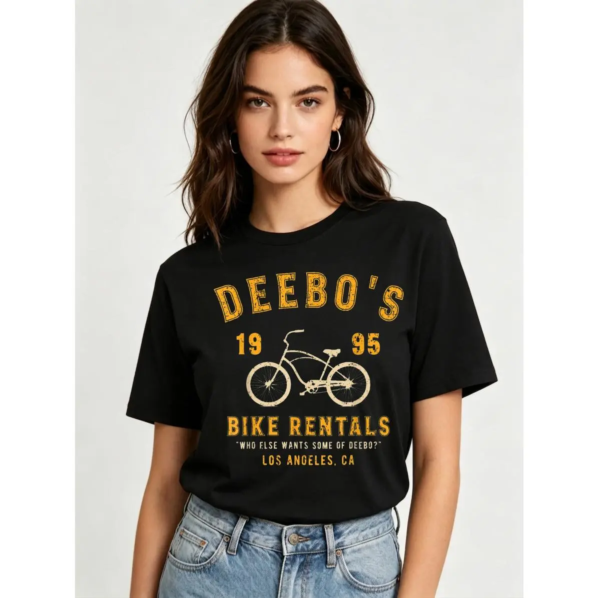 Women Men T-sirt Deebo's Bike Rentals 1995 Los Angeles Ca Tee Cotton Clothing Streetwear
