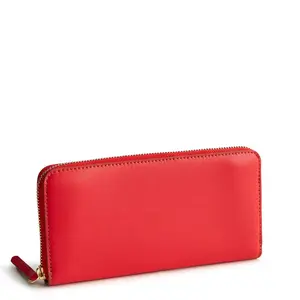 Vera Bradley Women's Leather Continental Wallet Goji Berry Red