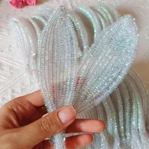100 Piece Shiny Metal Wire Pipe Cleaner Set, 11.81 Inch Glitter Chenille Sticks, Ideal for Beginners & Experts, Craft Suppliers, Christmas Decorations