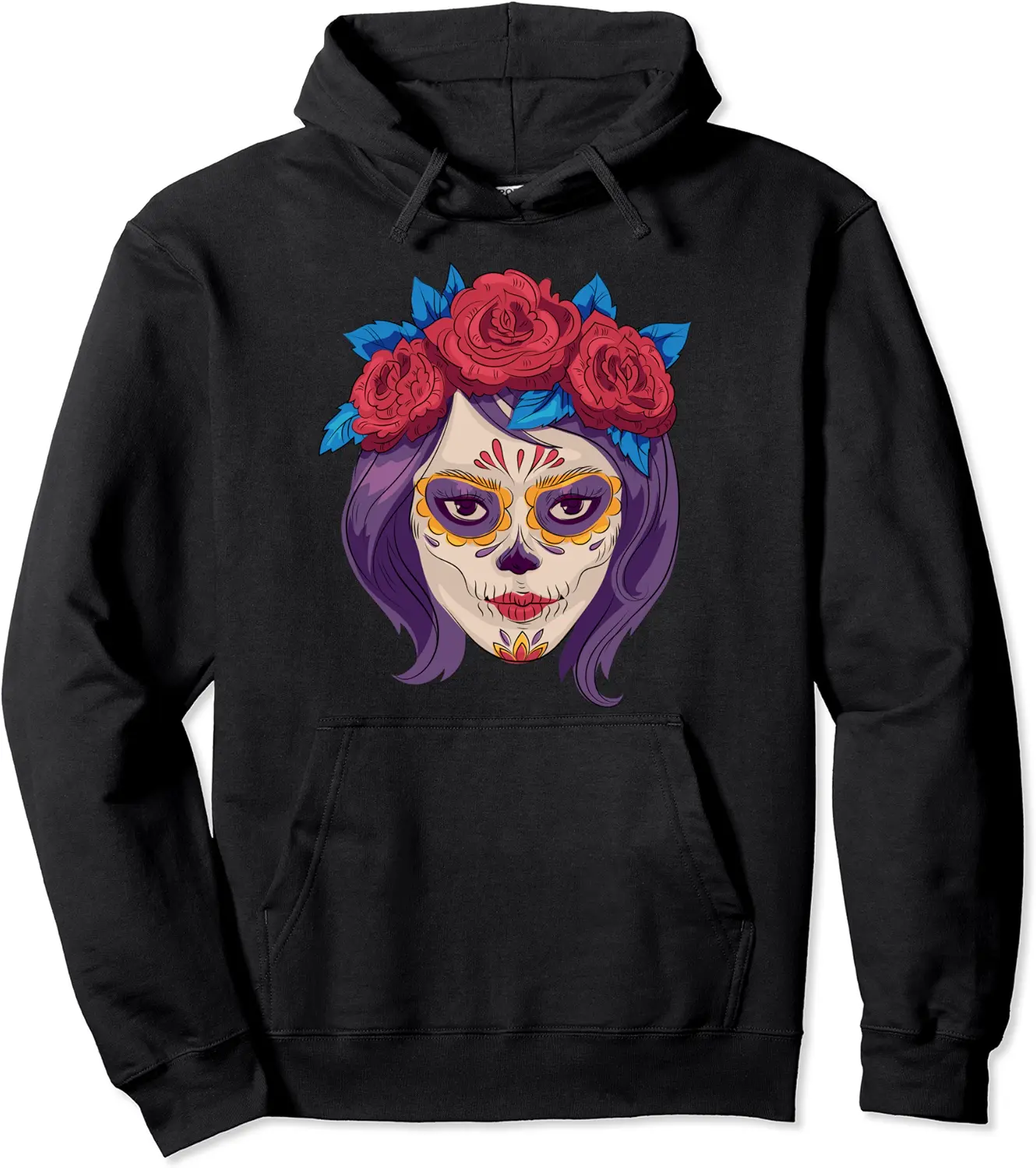 Catrina costume Dia De Los Muertos Day of the dead woman Pullover Hoodie - Brayanner Shop 30B09JSJ3J6P