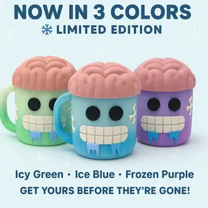 Brain Freeze Pint Ice Cream Holder – Chill AF Dessert Buddy ️ (Holds Spoons Too!)