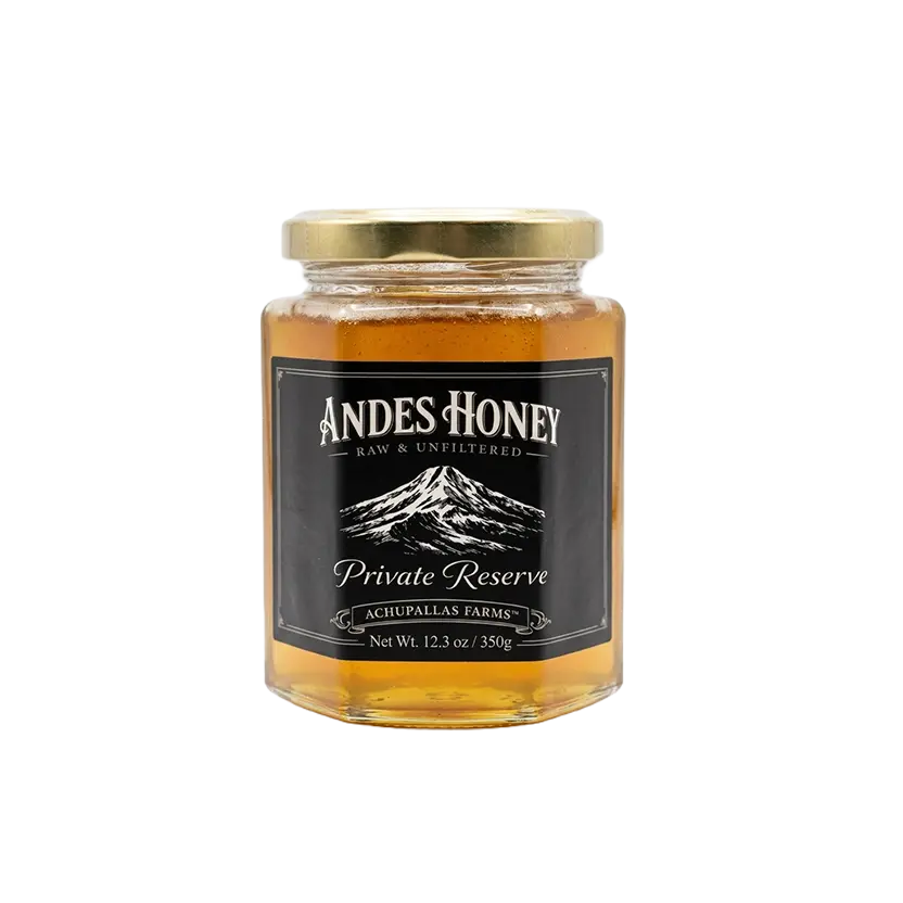 Andes Private Reserve Honey, 12.3 oz Jar, 100% Pure Andes Mountain Honey