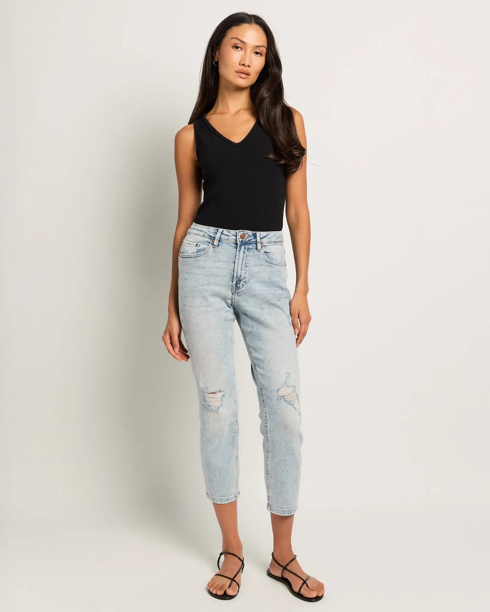 Rena High Rise Mom Jean