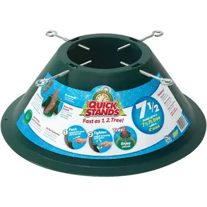 7.5 Poly Tree Stand - Fast Setup Holds 7.5' Tree with 4" Trunk Holds 1.5 Quarts