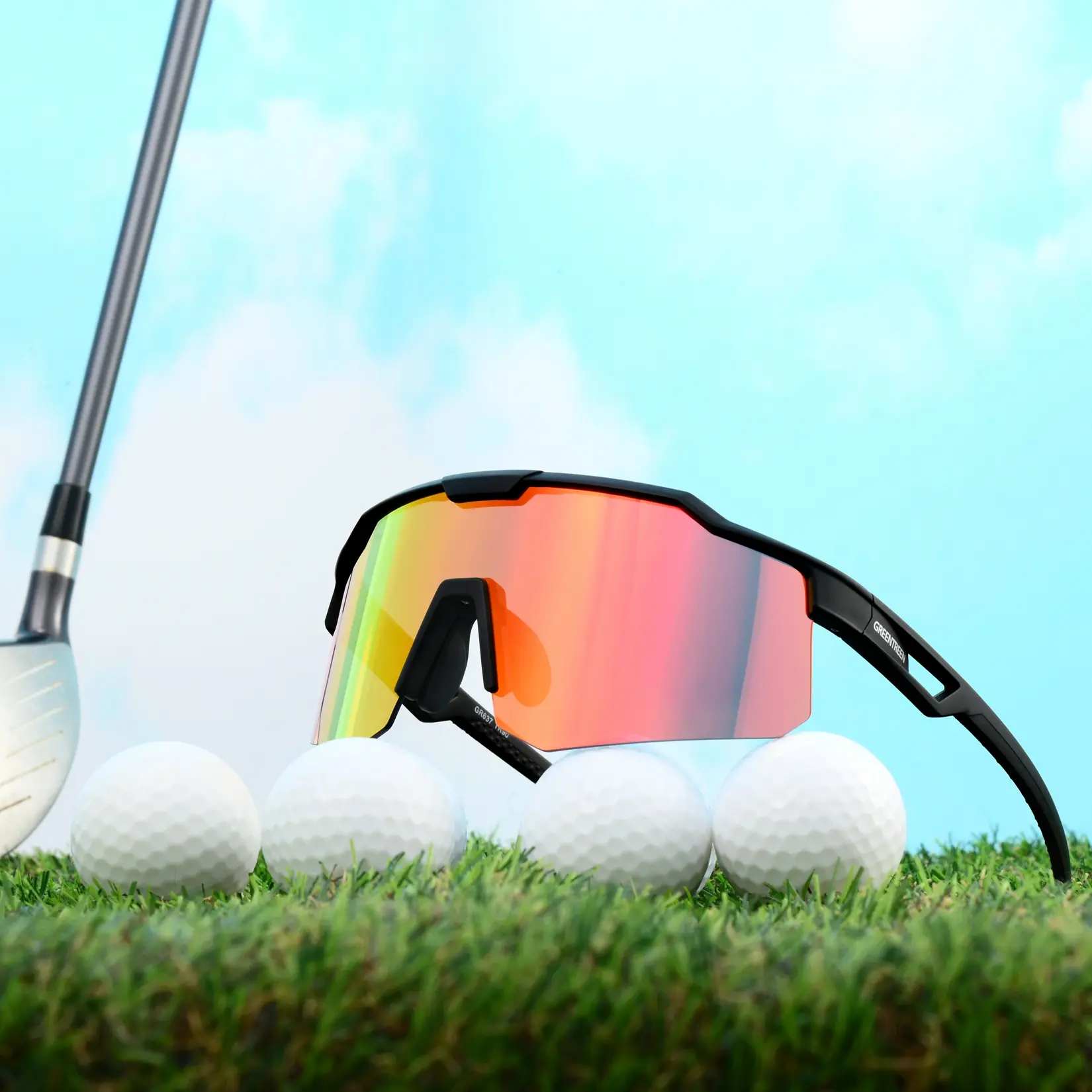 GREENTREEN Golf Sunglasses for Men Women: UV400 Protection TR90 GREENTREEN Golf Sunglasses for Men Women: UV400 Protection TR90