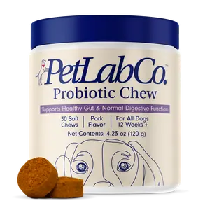 PetLab Co. Probiotics for Dogs Soft Chews for Seasonal Allergies, Gut, and Digestive Health. Vet-Reviewed, Premium-Quality Ingredients - Supplements
