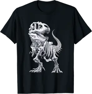 Rex Skeleton Dinosaur Bones Paleo Fossil Dinosaurs T-Shirt - 31B0DGRMS5HZ