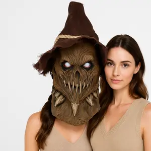 Creepy Possessed Scarecrow Mask for Halloween