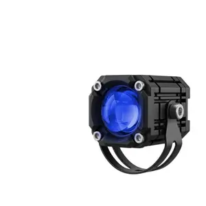 Super Bright Spotlight Lens Devil Eye Flashing Light Dual-Color High-Low Beam Road Illumination Headlight ring