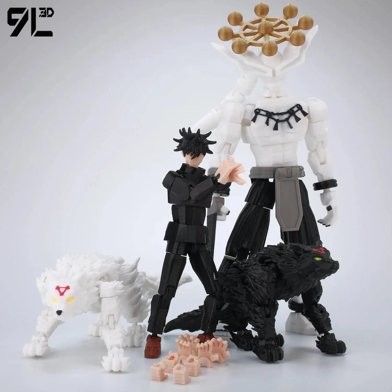 9L3D Printed Anime Jujutsu Kaisen Sukuna Yuji Yuta Satoru Gojo Lucky Dummy 13 Movable Shapeshift Action Figures Mannequin Toys 9L3D Printed Anime Jujutsu Kaisen Sukuna Yuji Yuta Satoru Gojo Lucky Dummy 13 Movable Shapeshift Action Figures Mannequin Toys