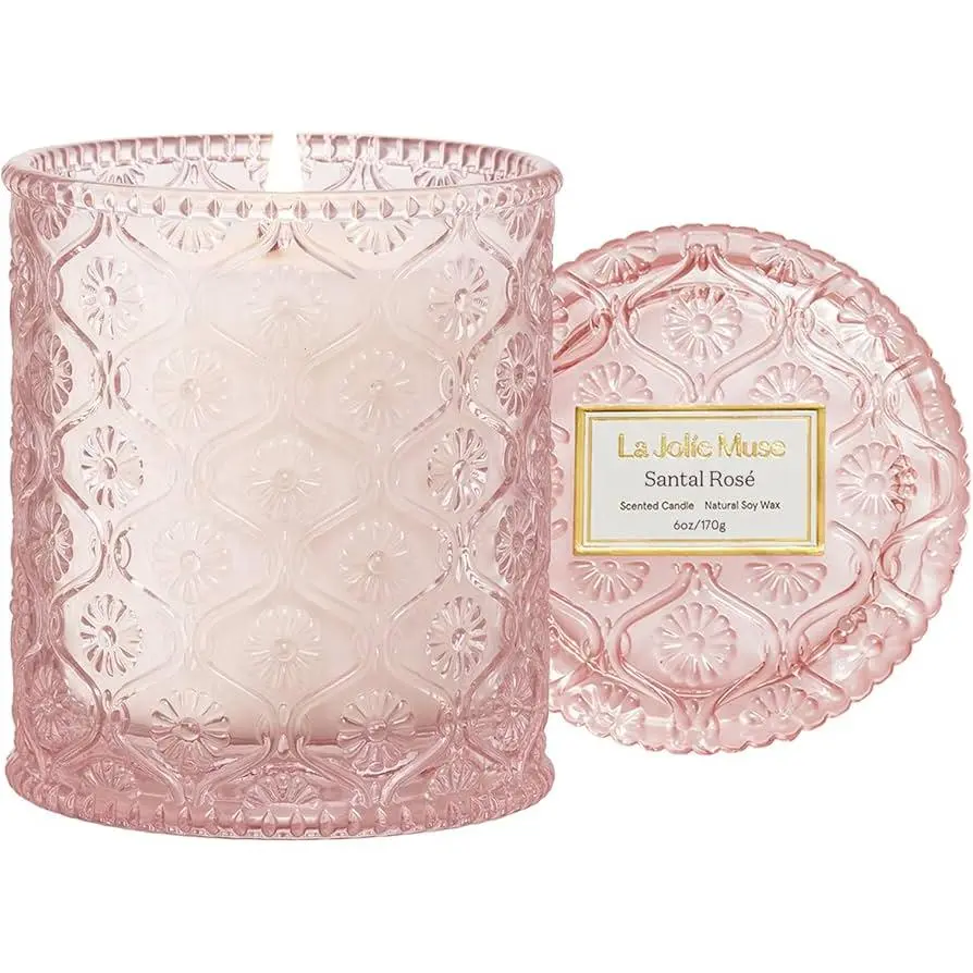 Santal Rose Candle (Saffron, Rose & Leather)