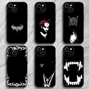 K-Ken C-Carson Carti Phone Case Black Matte Thin Rap Music Fan Cover For iPhone 11-17 Pro Max/Plus & Samsung Galaxy S23-S25