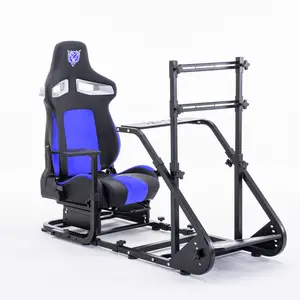 Donext Enhanced Stable Racing Wheel Cockpit Compatible with Fanatec PXN Thrustmaster & Logitech Adjustable Simulators Excluding Handbrake Pedals Monitor Console Game