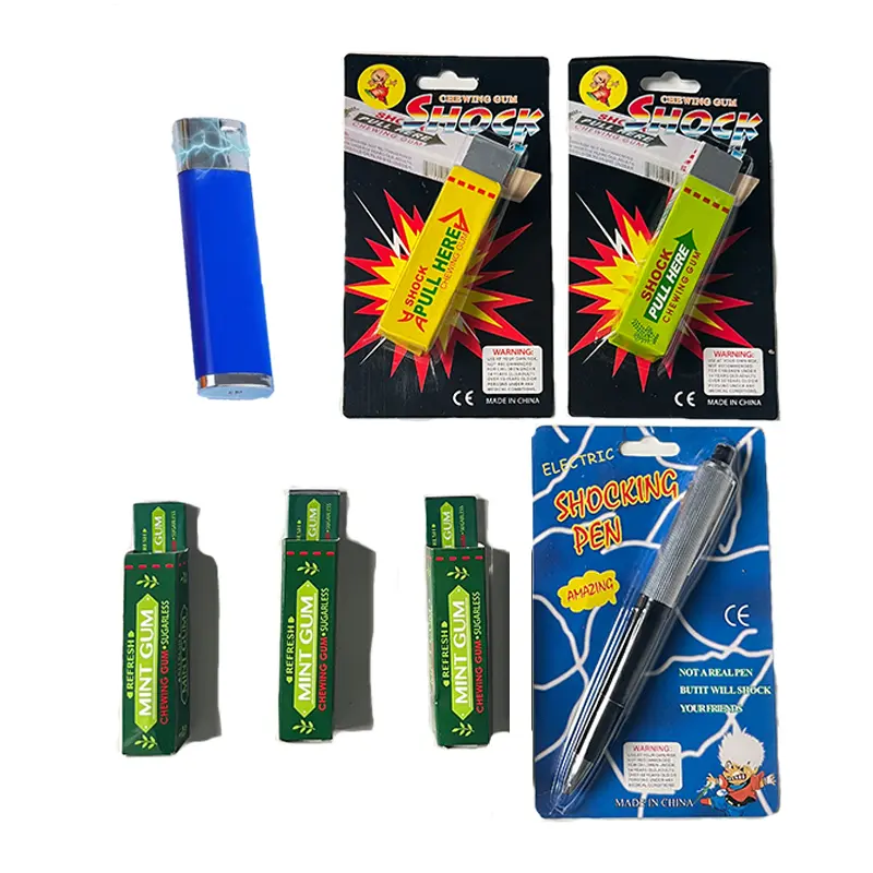 7PCS Prank Gift Set – Joke Gum, Trick Gadgets & Surprise Pen – Perfect Funny Gift for Parties