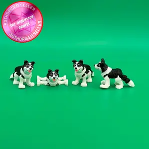 Border Collie miniature dog figurine