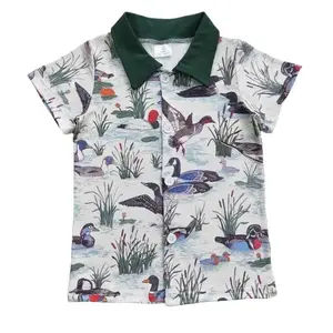 Duck Short Sleeve Boys Polo Shirts