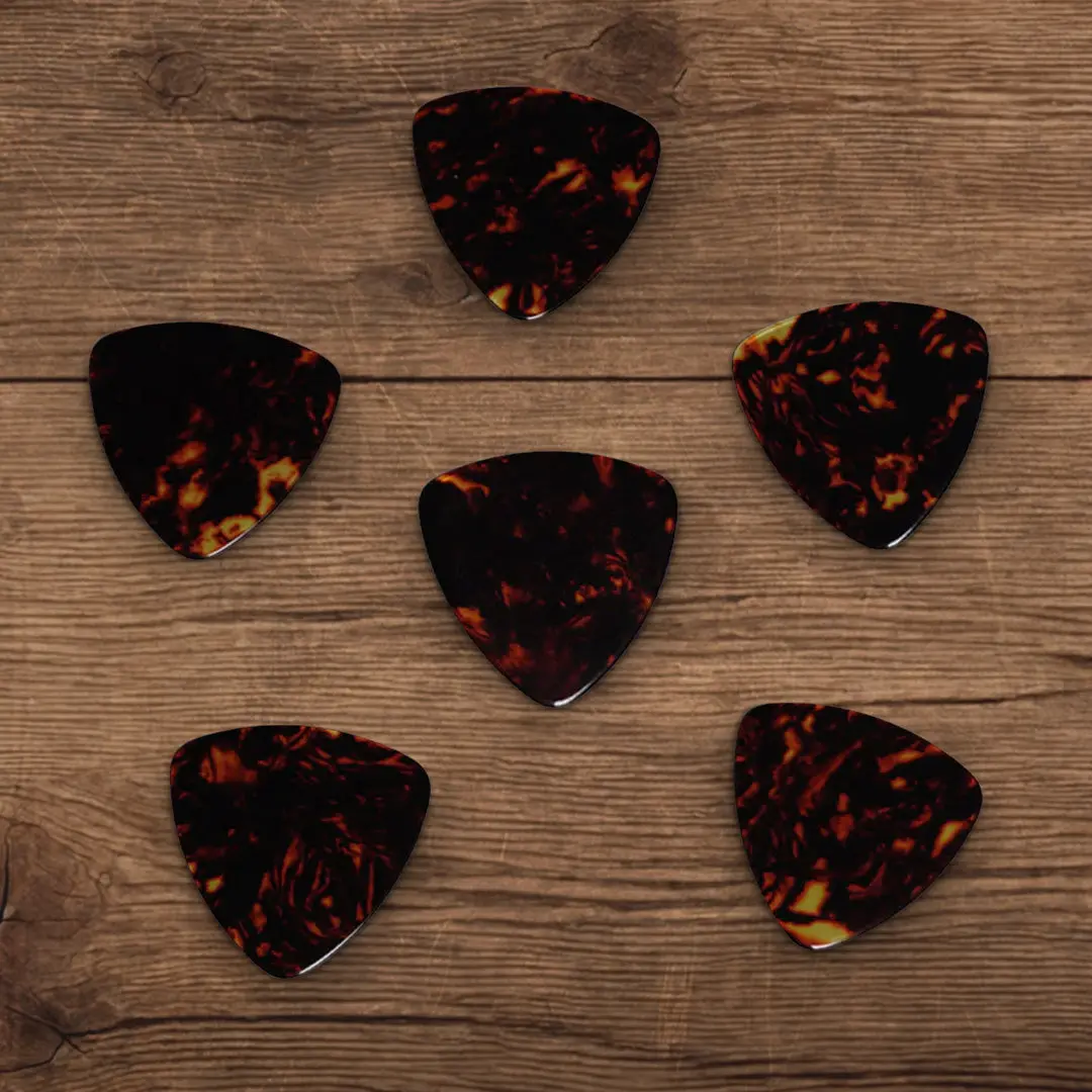 Vintage Tone Picks - Medium Triangle - Pack of 6 - Tortoise